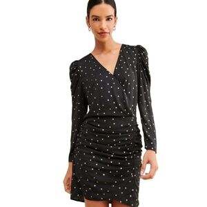 NWOT Anthropologie Current Air Dew Drop Star Mini Dress Size M